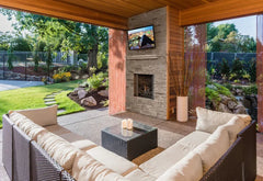 Emerald Series - Samsung by MirageVision Shade Outdoor TV - Green Vista Living