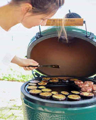 Arteflame Two-Piece Flat-Top Kit — Fits Big Green Egg® Charcoal Grills (Griddle Ring + Center Grill Grate) - Green Vista Living