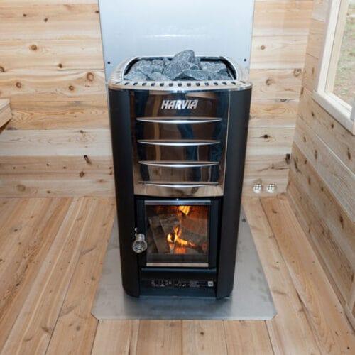 Dundalk Leisurecraft Canadian Timber Georgian Cabin Sauna with Changeroom | 6 Persons - Green Vista Living