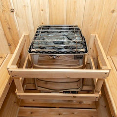 Dundalk Leisurecraft Canadian Timber Georgian Cabin Sauna with Changeroom | 6 Persons - Green Vista Living