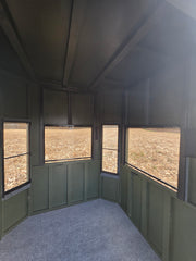 Boonetown Hunting Blinds 6x6 Octagon Blind – High Rise Model | Comfort Hunter Series