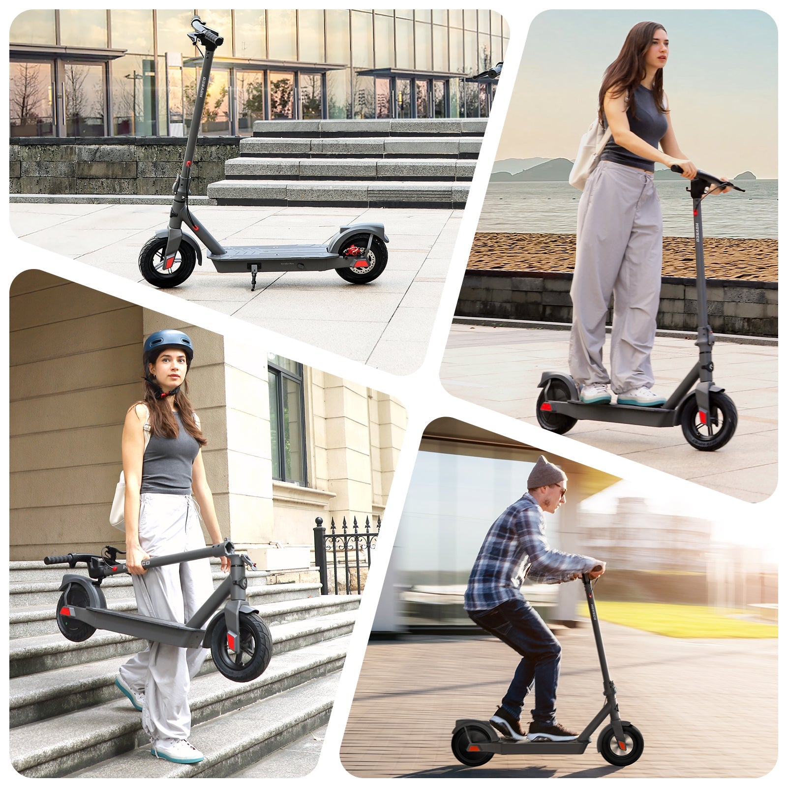 HOVSCO Felicity 10" Folding Electric Scooter For Adult - Green Vista Living