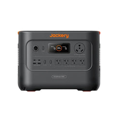 Jackery HomePower 3000 portable power station with multiple AC outlets and digital display