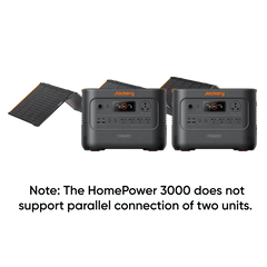 Jackery HomePower 3000 series portable power stations with foldable solar panels