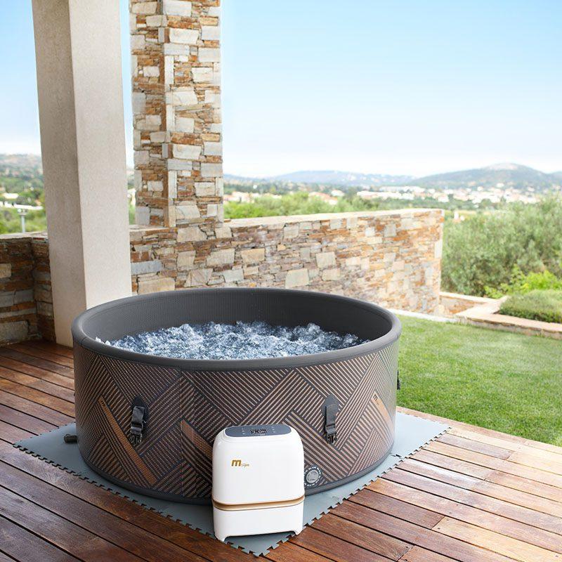MSpa Mono - Frame Series Inflatable Hot Tub | 6 Person - Green Vista Living