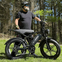 HOVSCO HovGtrs 1500W Moped-style Electric Bike - Green Vista Living