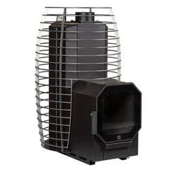HUUM HIVE Flow LS 9.8kW Wood-Burning Sauna Stove w/ Firebox Extension - Green Vista Living