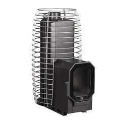 HUUM HIVE Flow Mini LS 8.5kW Wood-Burning Sauna Stove w/ Firebox Extension - Green Vista Living