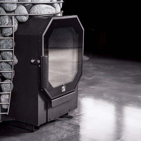 HUUM HIVE Flow Mini 8.5kW Wood-Burning Sauna Stove - Green Vista Living