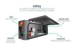 Fortress Power eForce 9.6kWh Stackable LFP Battery (IP 65 Rated) - Green Vista Living