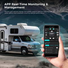 ACOPOWER Dual Input Alternator & Solar DC to DC Charger – 2000W