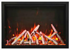 Amantii Traditional Extra slim 26 Inch Modern Smart Electric Fireplace - Green Vista Living