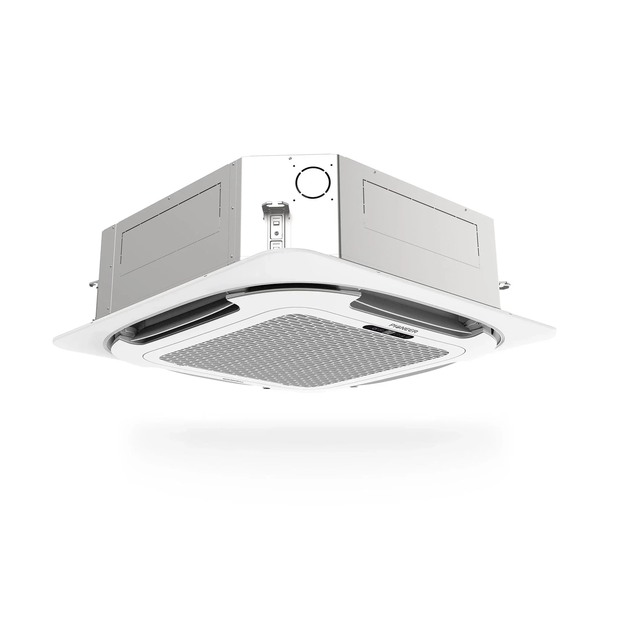 Pioneer® Quantum Ultra™ 23,000 BTU 22.5 SEER2 230V 8-Way Ceiling Cassette Ductless Mini-Split Air Conditioner Inverter Heat Pump Full Set - Green Vista Living