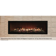 American Hearth Empire Boulevard Direct Vent 60" Fireplace with Multi-Function Remote