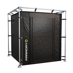 Faraday Defense Tent RF/EMI Shielding Enclosure Room - Black