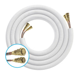 MRCOOL 25 Ft. Pre-Charged Quick Connect Line Set, 3/8" x 5/8", for DIY 5th Gen EasyPro 24K Mini Split System