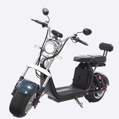 LinksEride CP1.1 2000W 60V 20Ah DUAL BATTERY 2 SEATER Electric Motorcycle Scooter - Green Vista Living