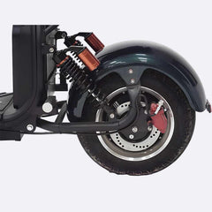 LinksEride CP1.1 2000W 60V 20Ah DUAL BATTERY 2 SEATER Electric Motorcycle Scooter - Green Vista Living