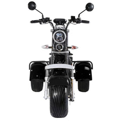 LinksEride CP3 2000W 60V Three Wheel Lithium Fat Tire Electric Scooter Trike - Green Vista Living