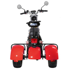LinksEride CP3 2000W 60V Three Wheel Lithium Fat Tire Electric Scooter Trike - Green Vista Living