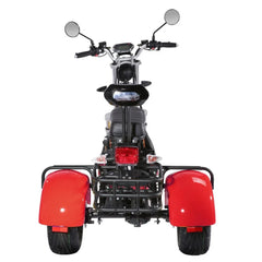LinksEride CP3 2000W 60V Three Wheel Lithium Fat Tire Electric Scooter Trike - Green Vista Living