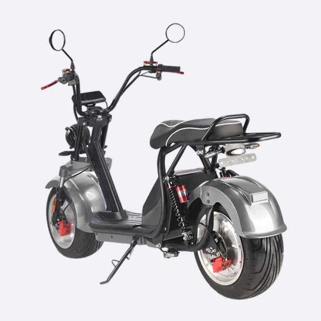 LinksEride CP5.1 2000W 60V 20Ah DUAL BATTERY 2 SEATER Electric Motorcycle Scooter - Green Vista Living