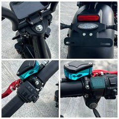 LinksEride CP9 Luxury Citycoco 4000W 60V 50Ah Fat Tire Lithium Electric Scooter - Green Vista Living