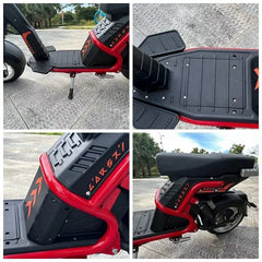 LinksEride CP9 Luxury Citycoco 4000W 60V 50Ah Fat Tire Lithium Electric Scooter - Green Vista Living