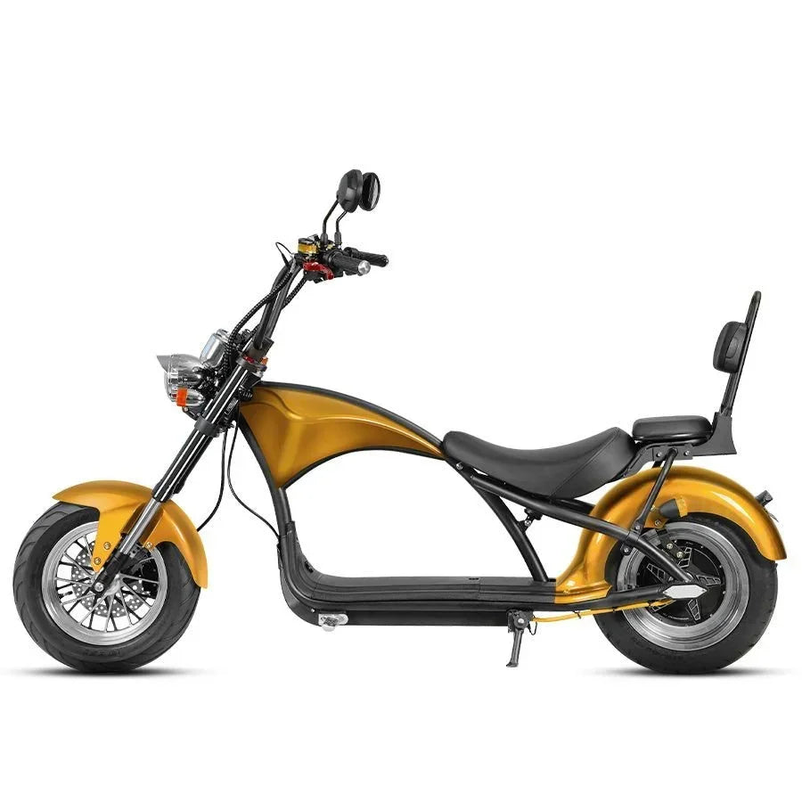 LinksEride M1 Citycoco 2 SEATER 2000W 60V 30Ah Fat Tire Lithium Electric Scooter - Green Vista Living
