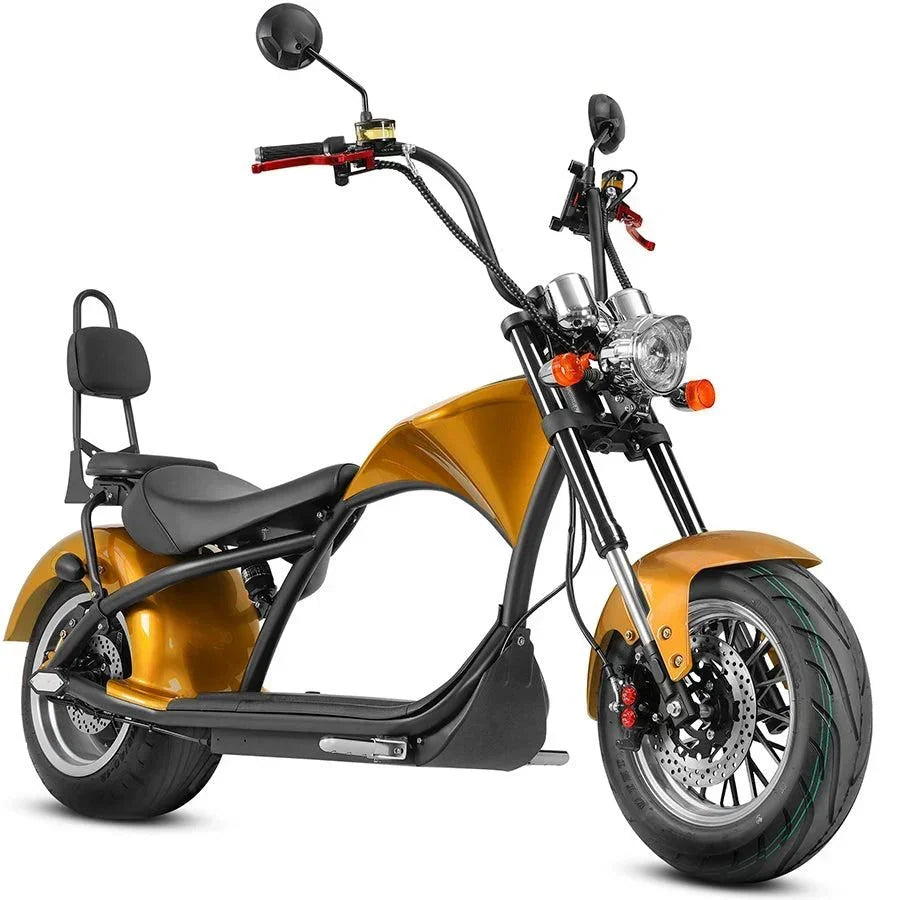 LinksEride M1 Citycoco 2 SEATER 2000W 60V 30Ah Fat Tire Lithium Electric Scooter - Green Vista Living