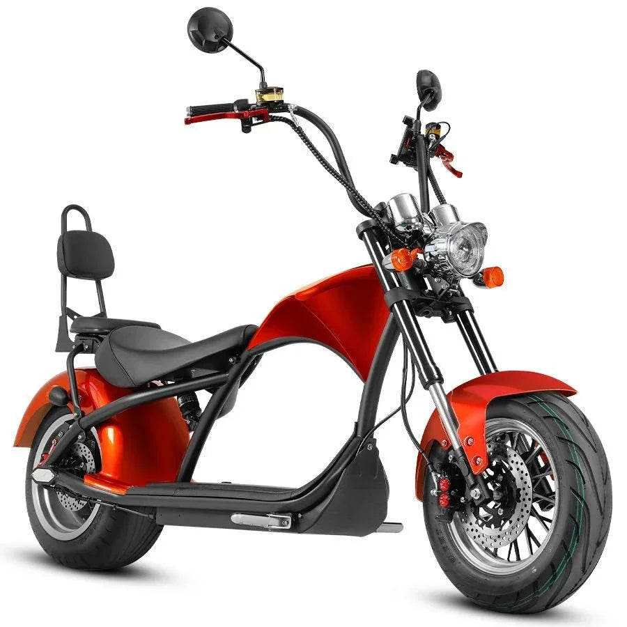 LinksEride M1 Citycoco 2 SEATER 2000W 60V 30Ah Fat Tire Lithium Electric Scooter - Green Vista Living