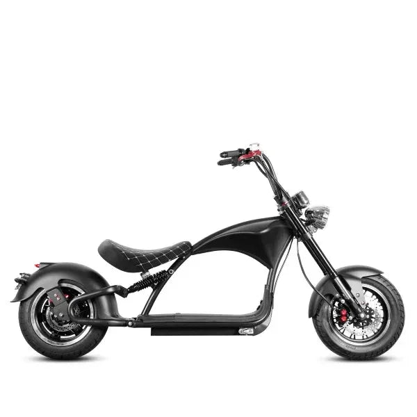 LinksEride M1P Citycoco 2000W 60V 30Ah Full Suspension Fat Tire Lithium Electric Scooter - Green Vista Living
