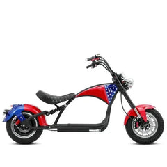 LinksEride M1P Citycoco 2000W 60V 30Ah Full Suspension Fat Tire Lithium Electric Scooter - Green Vista Living