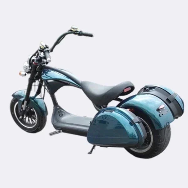 LinksEride M1P Citycoco 2000W 60V 30Ah Full Suspension Fat Tire Lithium Electric Scooter - Green Vista Living