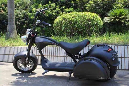 LinksEride M1P Citycoco 2000W 60V 30Ah Full Suspension Fat Tire Lithium Electric Scooter - Green Vista Living