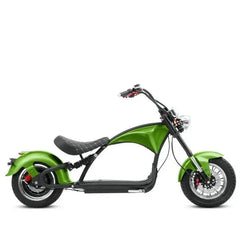 LinksEride M1P Citycoco 2000W 60V 30Ah Full Suspension Fat Tire Lithium Electric Scooter - Green Vista Living