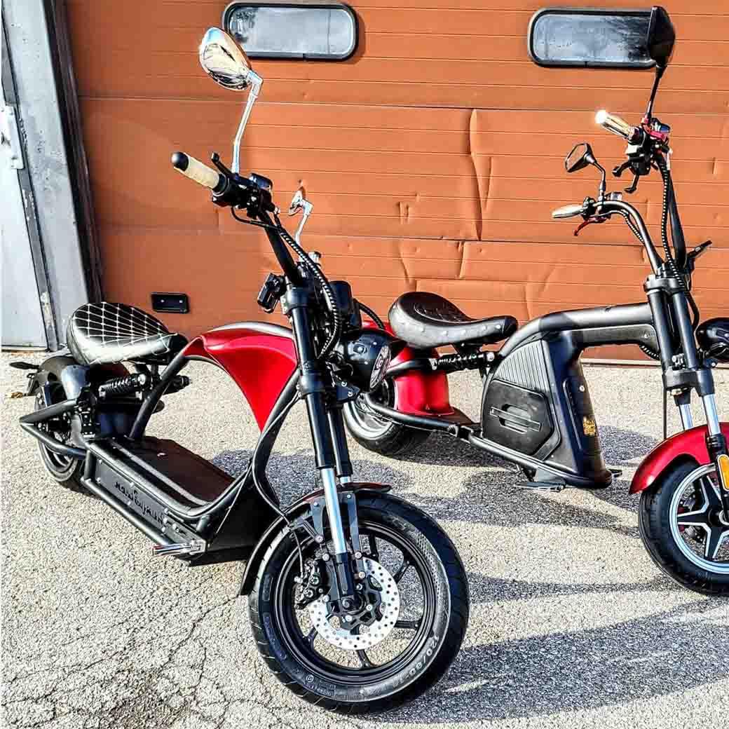 LinksEride M1P PRO 4000W 60V 42Ah Fat Tire Lithium Adult Electric Scooter - Green Vista Living