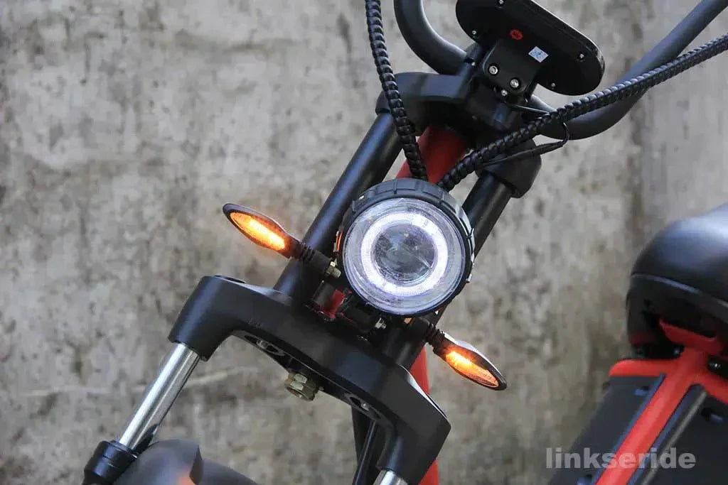 LinksEride M2 Big Wheel 3000W 60V 40Ah Fat Tire Lithium Electric Scooter - Green Vista Living