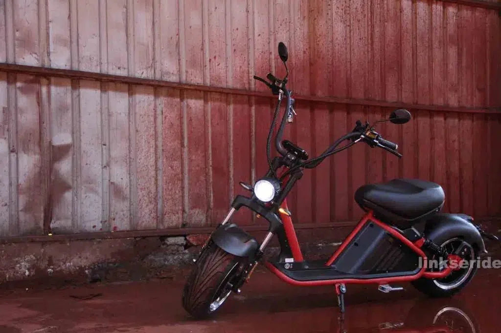 LinksEride M2 Big Wheel 3000W 60V 40Ah Fat Tire Lithium Electric Scooter - Green Vista Living