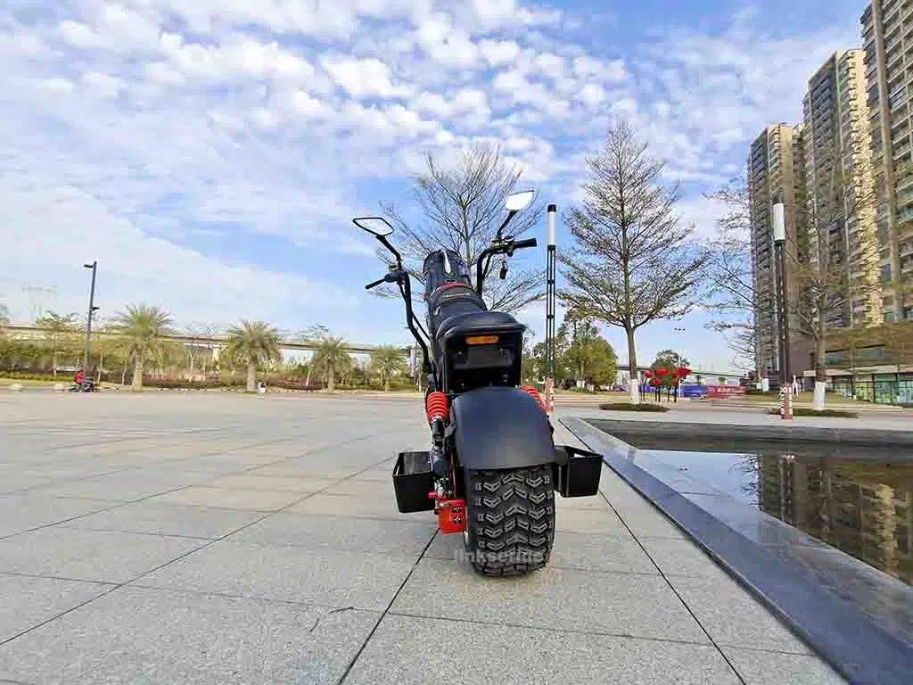 LinksEride M6G 2000W 60V Single Rider Electric Golf Cart Scooter Moped - Green Vista Living
