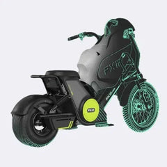 LinksEride M6G 2000W 60V Single Rider Electric Golf Cart Scooter Moped - Green Vista Living