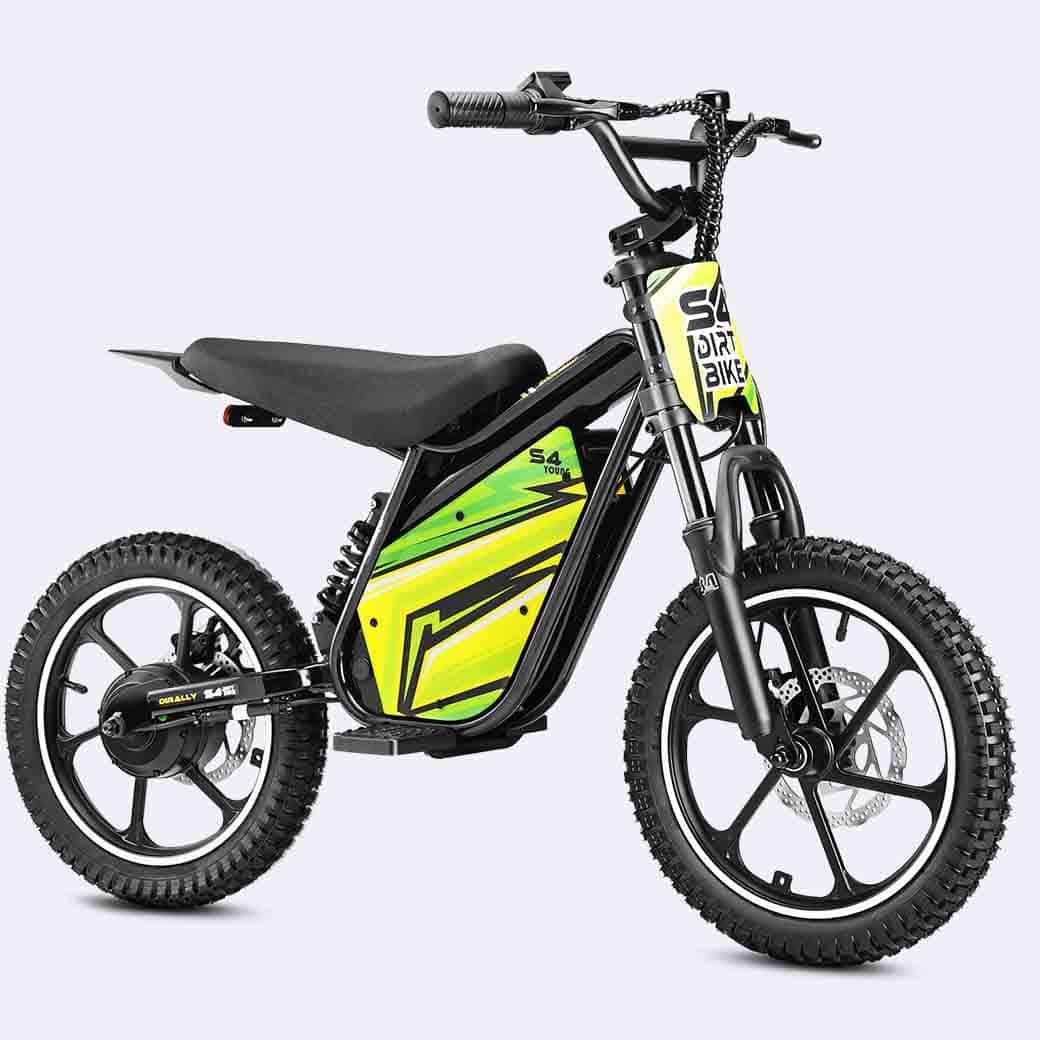 LinksEride MODEL S4 500W 1.5Ah Teens Mini Electric Dirt Bike - Green Vista Living