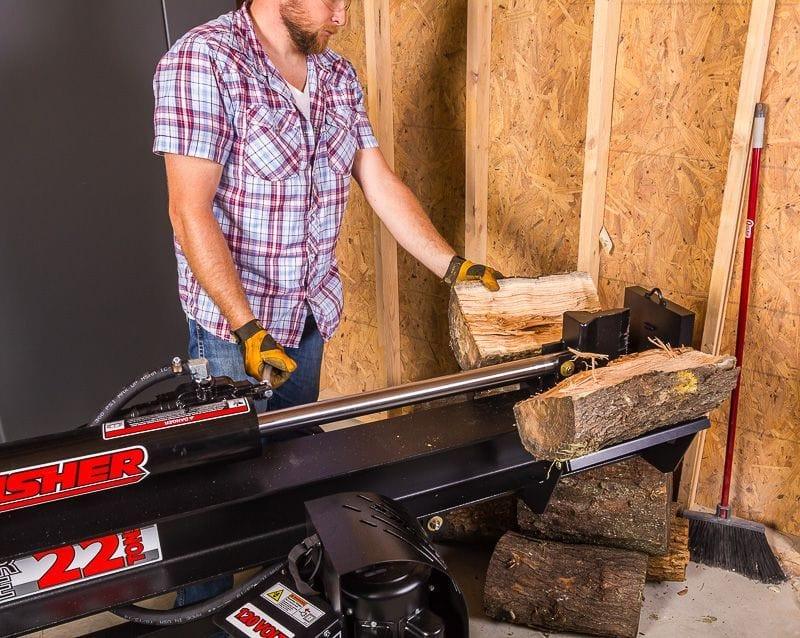 Swisher 22 Ton Timber Brute Eco Split 120 Volt Electric Full Frame Log Splitter - Green Vista Living