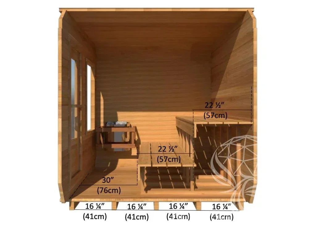 Luna Sauna - Phoenix Domes - Green Vista Living