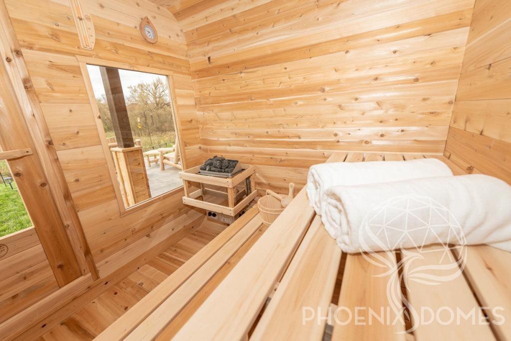 Luna Sauna - Phoenix Domes - Green Vista Living