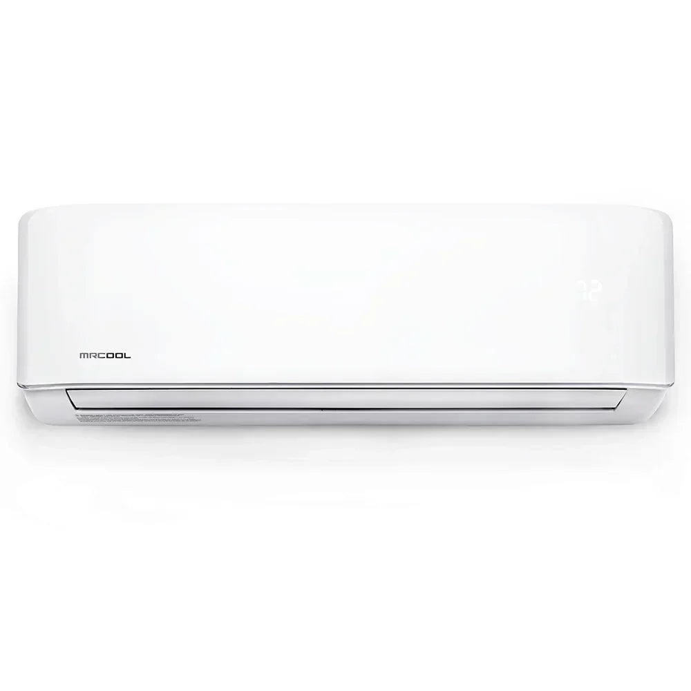 MRCOOL wall-mounted ductless mini split air conditioner indoor unit, white, front view