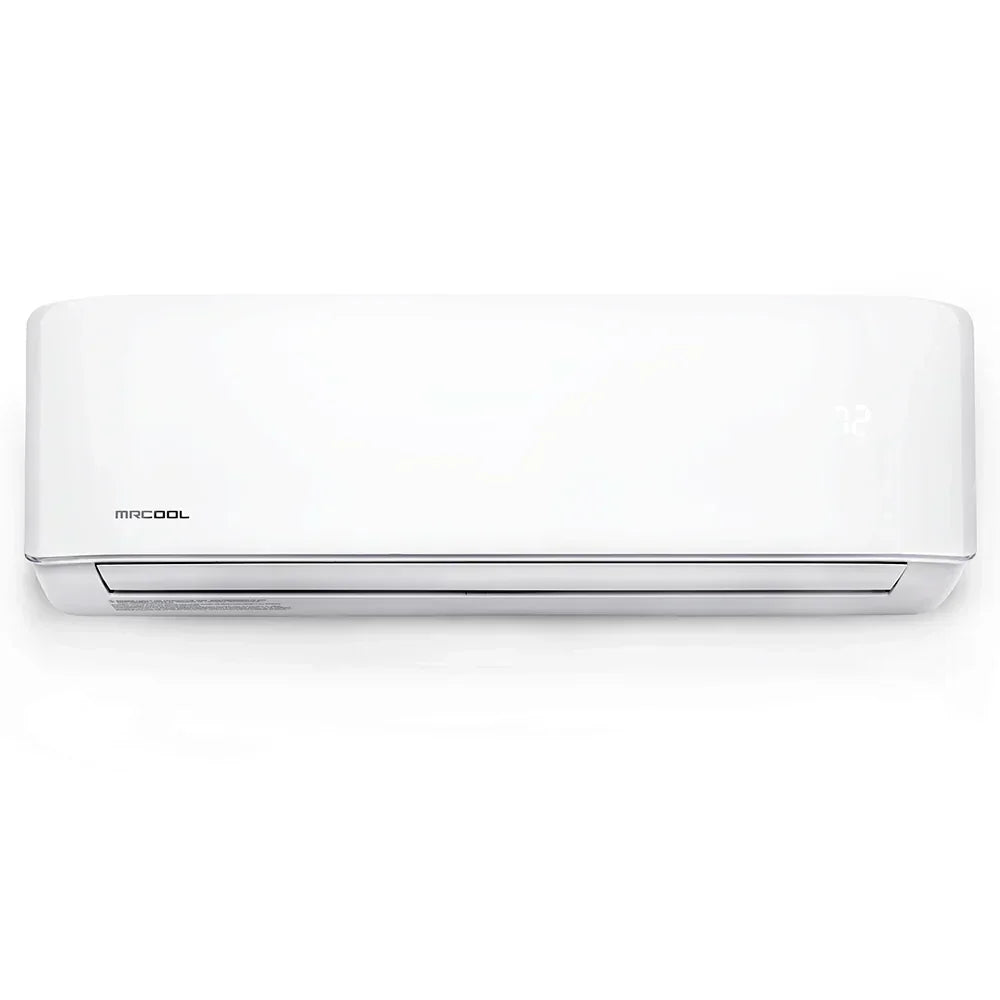 MRCOOL wall-mounted ductless mini split air conditioner indoor unit, white, front view