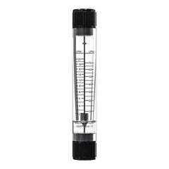 MC-GC-OL clear acrylic flow meter with GPM and LPM scale for water measurement