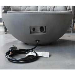 Elementi Modeno - Roca Round Concrete Fire Pit Table - Green Vista Living