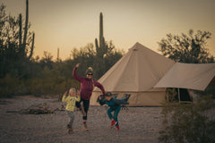 Awning for Bell tents - Green Vista Living
